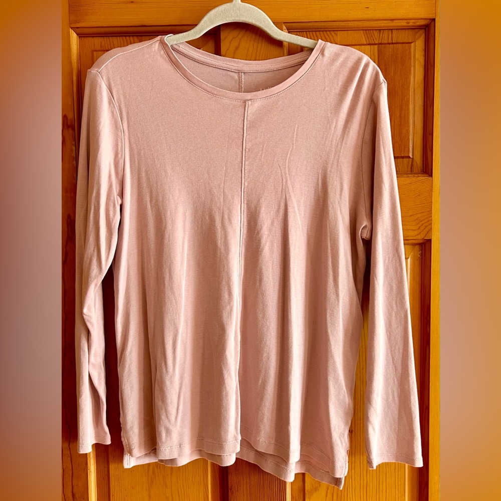 Dusty rose j.Jill tee shirt large petite
